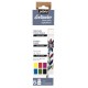Pebeo Setacolor Fabric Paint 6 x 20ml Light Fabrics Textile Material 756482